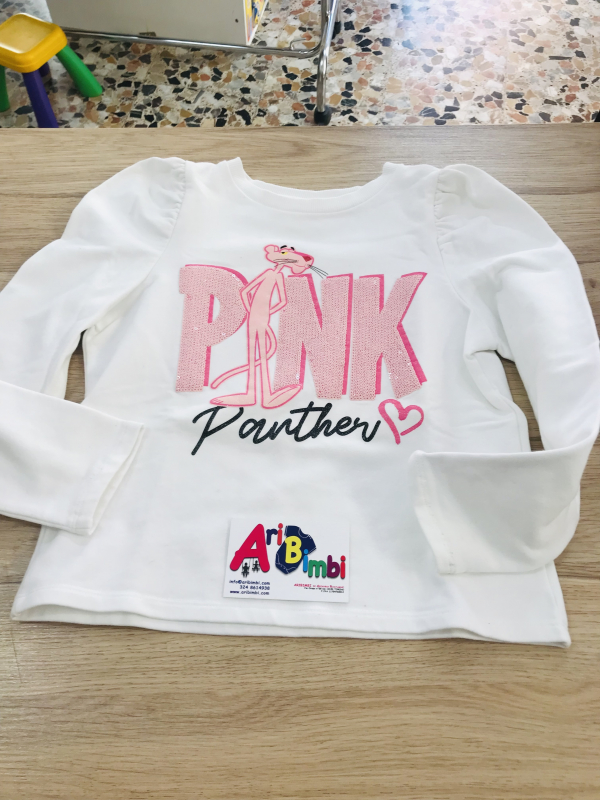 FELPA PINK PANTHER 7-8 ANNI