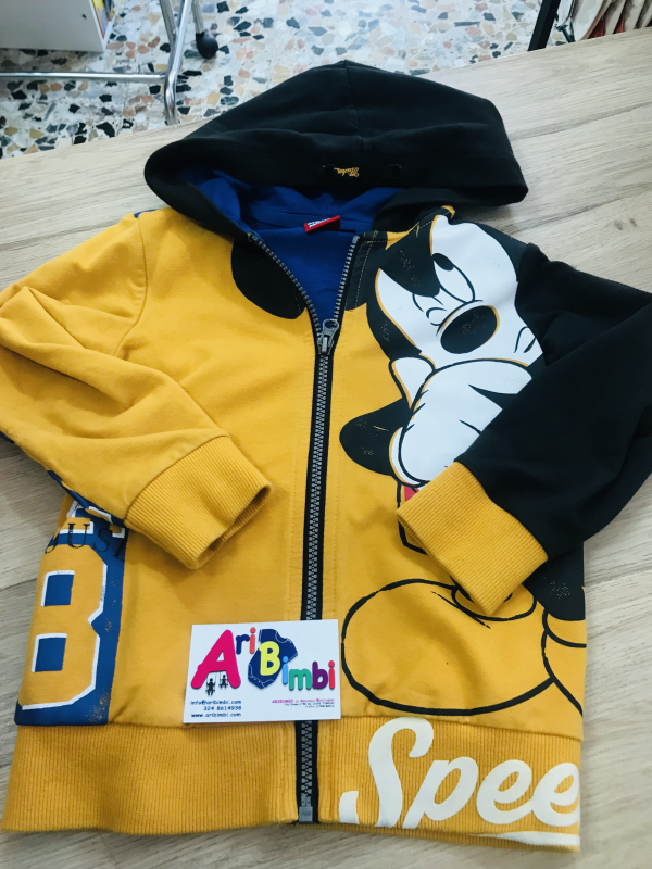 FELPA MICKEY MOUSE 5-6 ANNI