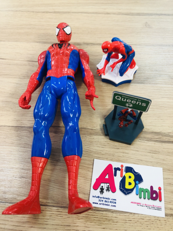 SPIDERMAN 30 cm, CON SPIDERMAN PICCOLO