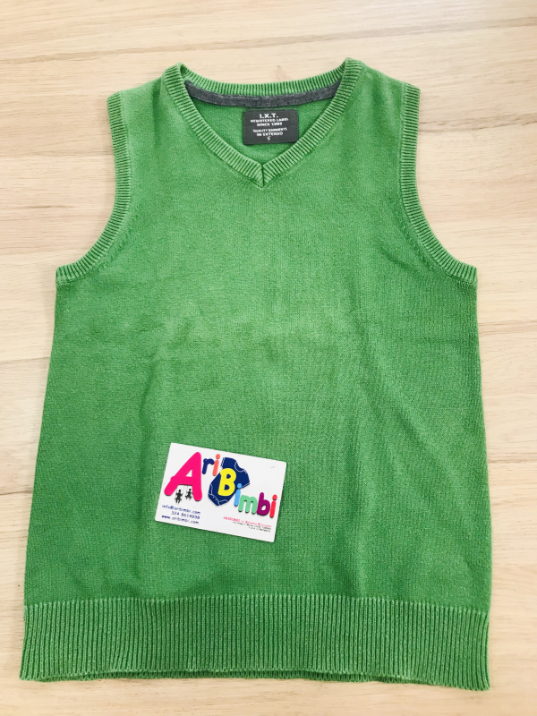 GILET IN EXTENSO 6 ANNI, IN COTONE