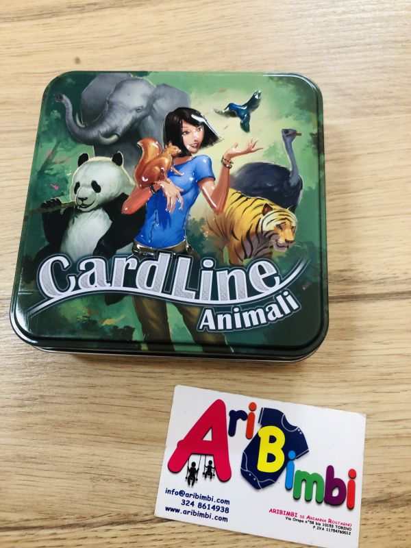 CARDLINE ANIMALI, GIOCO DI CARTE, NUOVO