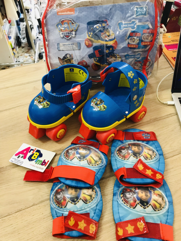 PATTINI PAW PATROL REGOLABILI  N 22-29 CON PROTEZIONI