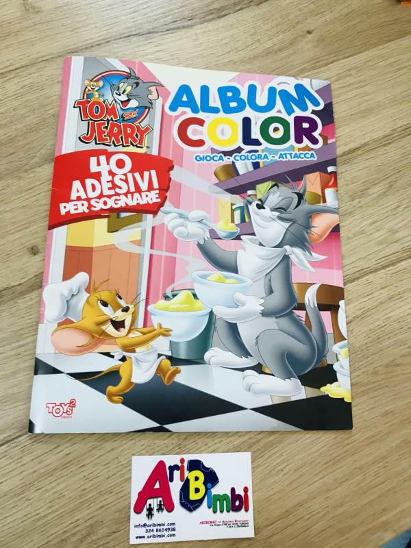 ALBUM COLOR TOM E JERRY, NUOVO