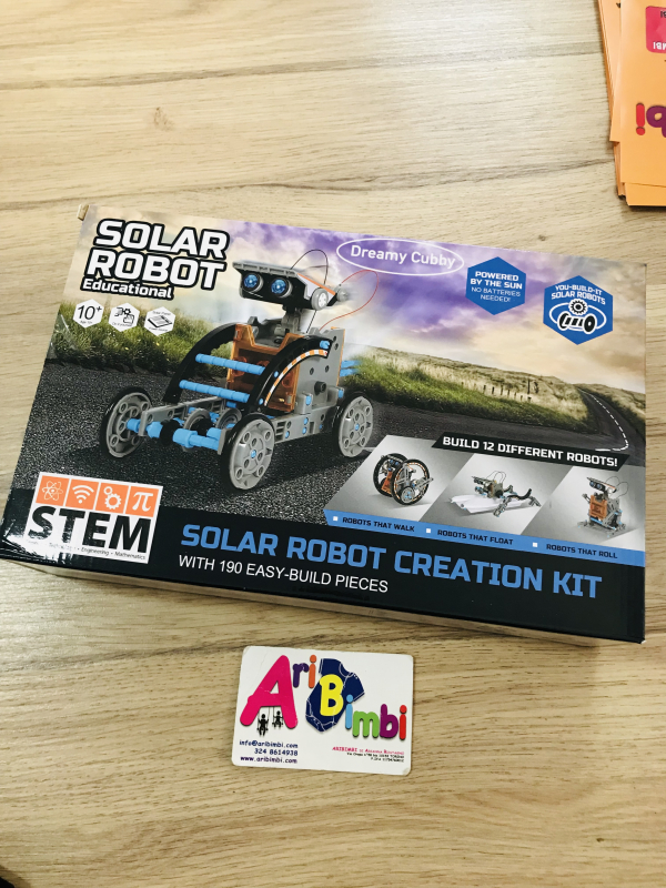 SOLAR ROBOT CREATION KIT, NUOVO