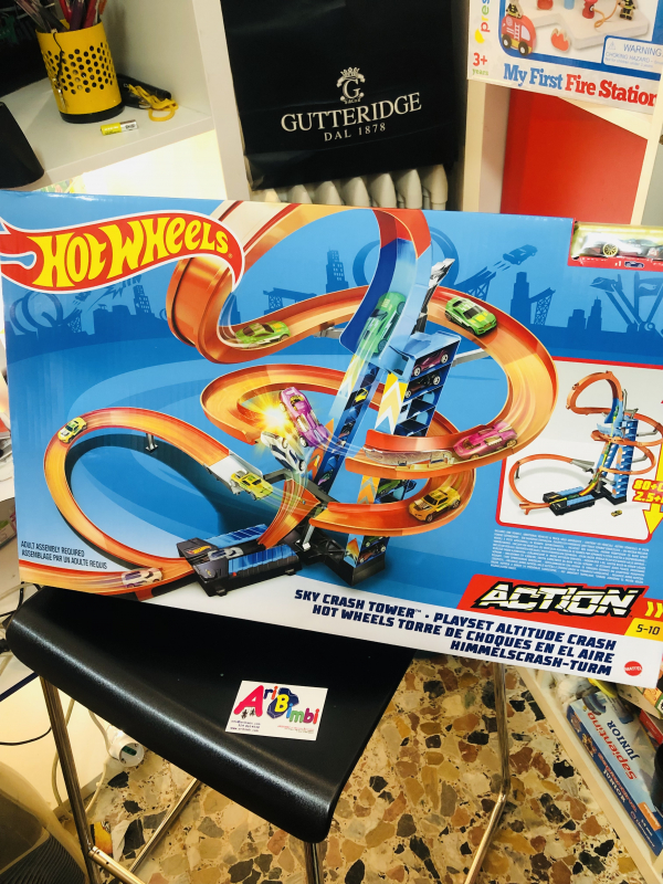 PISTA HOT WHEELS ACTION SKY CRASH TOWER, NUOVO