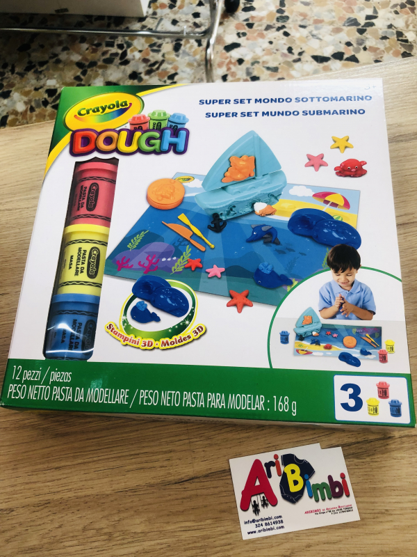 CRAYOLA DOUGH, PONGO, PASTA MODELLANTE, NUOVO