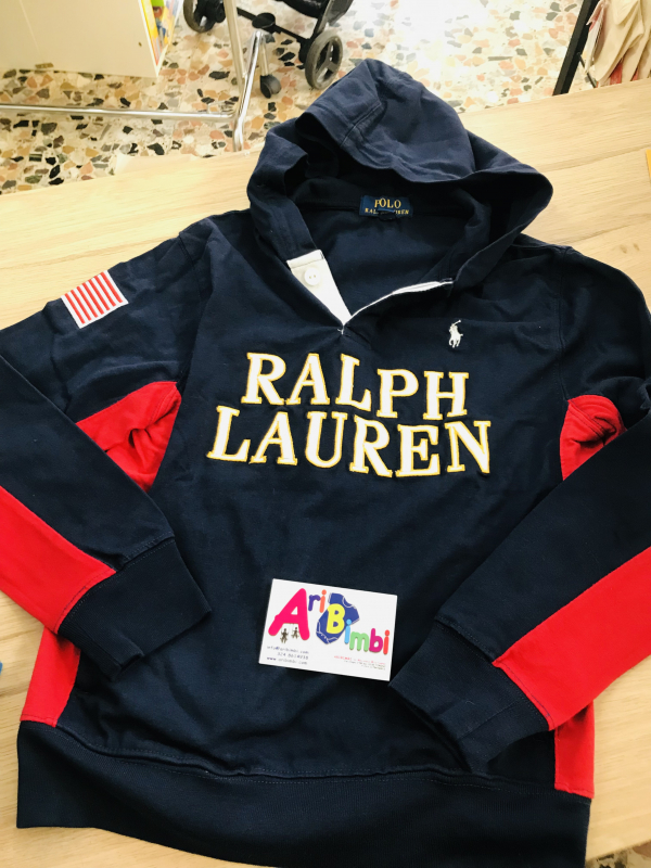 FELPA RALPH LAUREN 10-12 ANNI