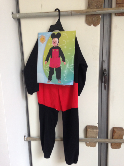 COSTUME CARNEVALE TOPO 3-4 anni