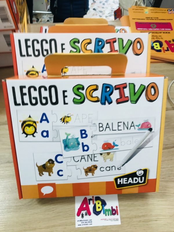 HEADU, LEGGO E SCRIVO, IMPARO A LEGGERE E SCRIVERE A TRE ANNI