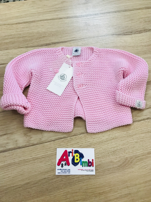 MAGLIA PETIT BATEAU IN COTONE 6 mesi, NUOVA