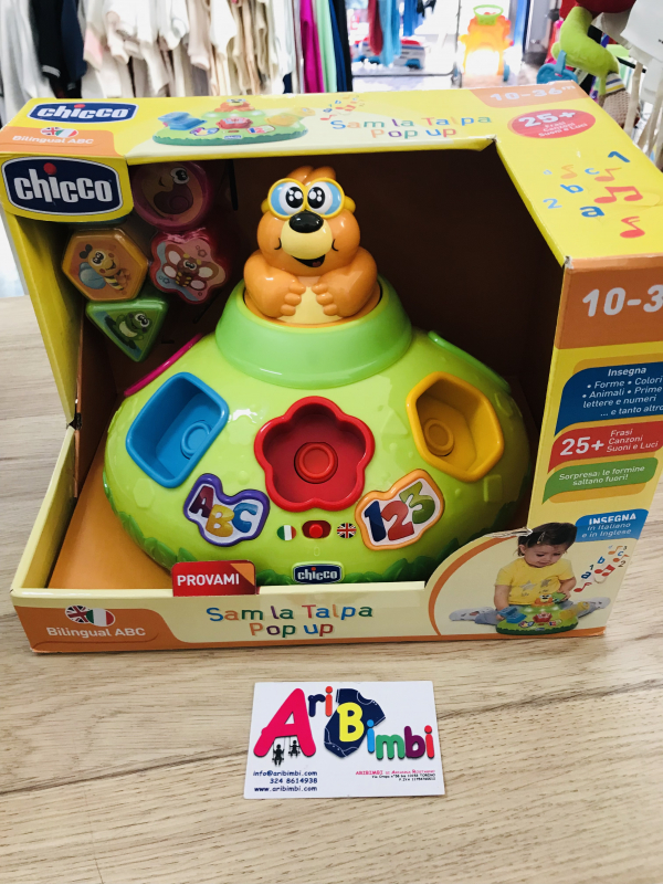 SAM LA TALPA POP UP CHICCO, NUOVO SAM LA TALPA POP UP CHICCO, NUOVO