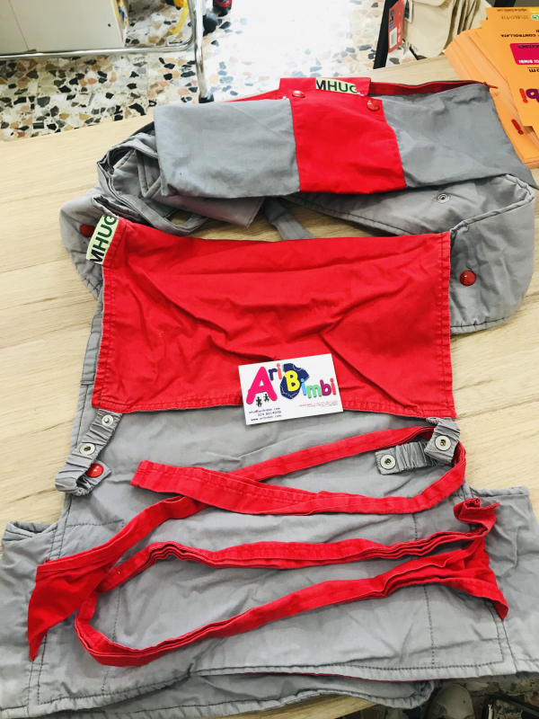 MHUG MEI TAI REDCHIC, MARSUPIO ERGONOMICO