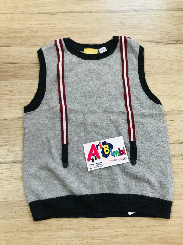 GILET CHICCO COTONE E VISCOSA 4 ANNI