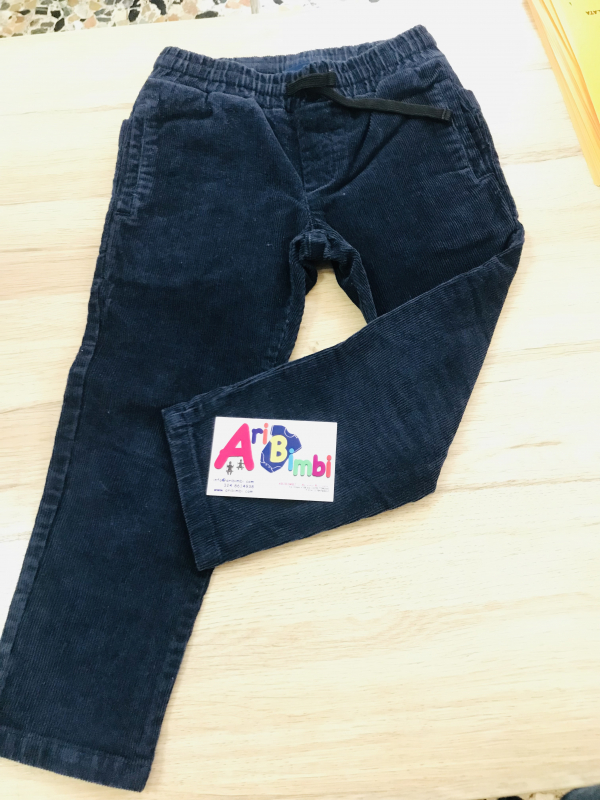 PANTALONI CHICCO IN VELLUTO 4 ANNI