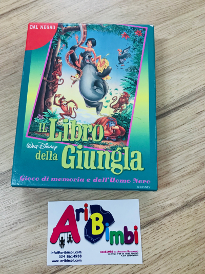 CARTE DA GIOCO IL LIBRO DELLA GIUNGLA DAL NEGRO