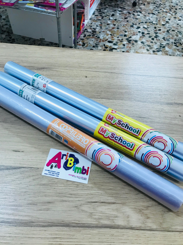 ROTOLO COPRI LIBRO IN PLASTICA - NUOVO ROTOLO COPRI LIBRO IN PLASTICA - NUOVO