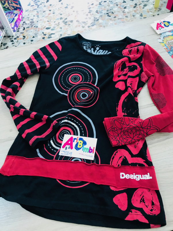 MAGLIETTA DESIGUAL MANICA LUNGA 9-10 ANNI