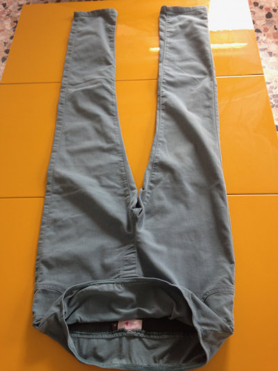 PANTALONI PREMAMAN GRIGIO VERDE - CALINKALIN TG40